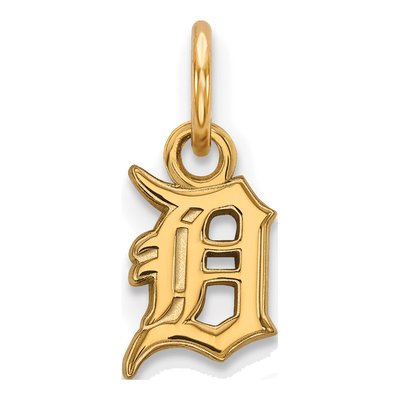 Detroit Tigers Gold-Plated Sterling Silver Extra Small Pendant