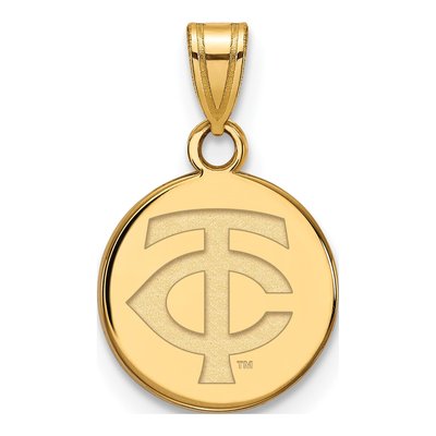 Minnesota Twins Gold-Plated Sterling Silver Small Pendant