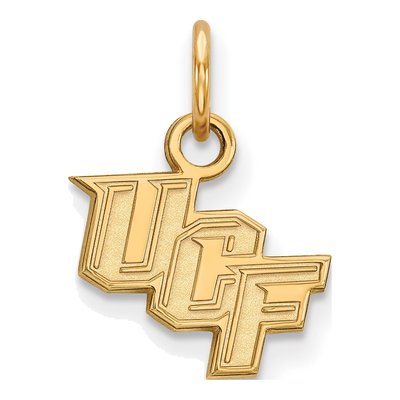 University of Central Florida Gold-Plated Sterling Silver UCF Knights Extra Small Pendant