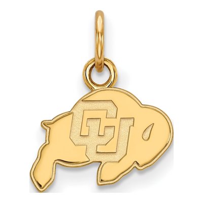 University of Colorado Gold-Plated Sterling Silver Of Buffalo Extra Small Pendant