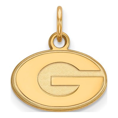 University of Georgia Gold-Plated Sterling Silver Extra Small Letter G Pendant