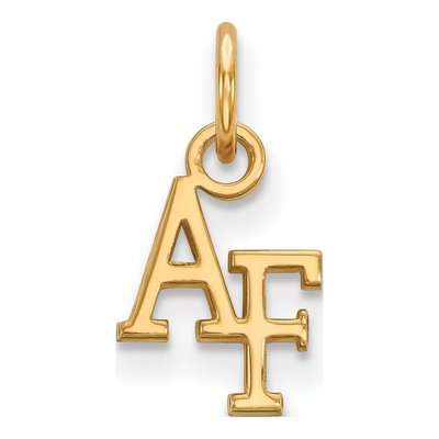 United States Air Force Academy Gold-Plated Sterling Silver US Air Extra Small Pendant