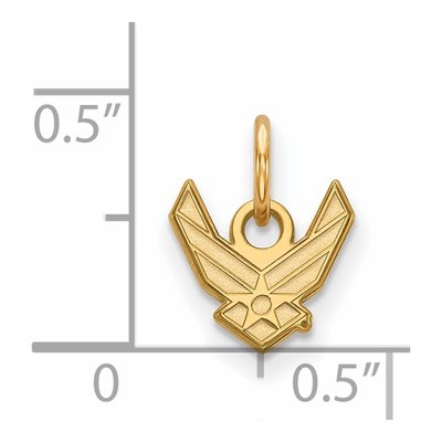 United States Air Force Academy Gold-Plated Sterling Silver U.s Air Extra Small Pendant – view 2