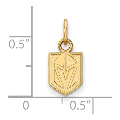 Vegas Golden Knights Gold-Plated Sterling Silver Extra Small XS Pendant – view 2