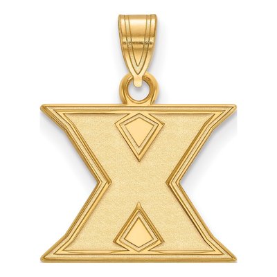 Xavier University Gold-Plated Sterling Silver Small Letter X Pendant