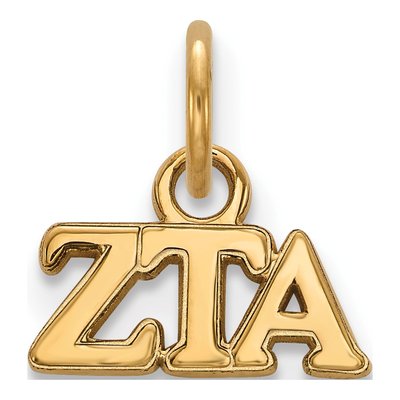 Zeta Tau Alpha Gold-Plated Sterling Silver Extra Small Pendant