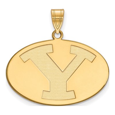 Brigham Young University Gold-Plated Sterling Silver BYU Large Letter Y Pendant
