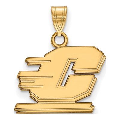 Central Michigan University Gold-Plated Sterling Silver Small Letter C Pendant