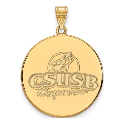 CSU San Bernardino Coyotes Extra Large Disc Pendant