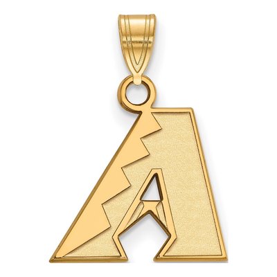 Arizona Diamondbacks Gold-Plated Sterling Silver Small Pendant