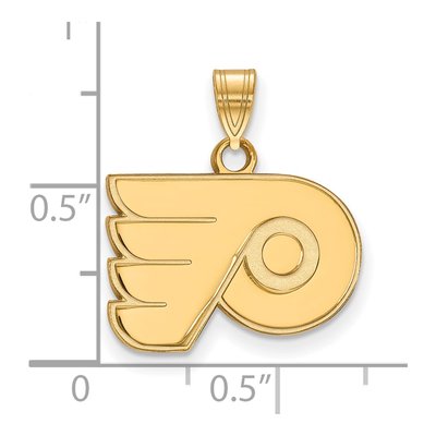 Philadelphia Flyers Gold-Plated Sterling Silver Small Pendant – view 2