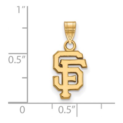 San Francisco Giants Gold-Plated Sterling Silver Small Pendant – view 2