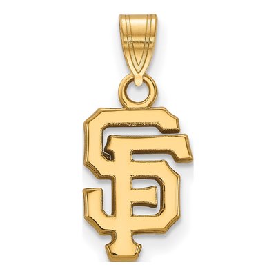 San Francisco Giants Gold-Plated Sterling Silver Small Pendant