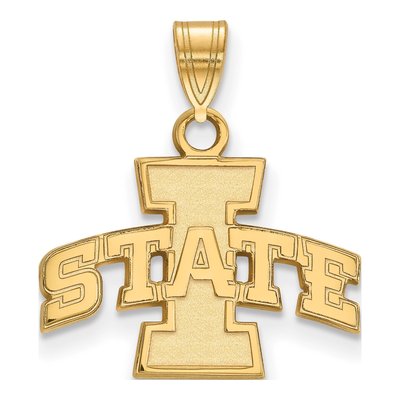Iowa State University Gold-Plated Sterling Silver Small Pendant