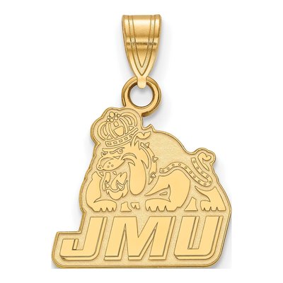 James Madison University Gold-Plated Sterling Silver Small Pendant