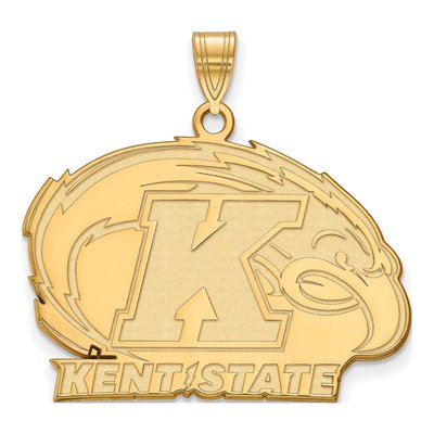 Kent State University Gold-Plated Sterling Silver Large Pendant