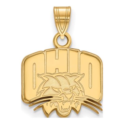 Ohio University Gold-Plated Sterling Silver Small Pendant