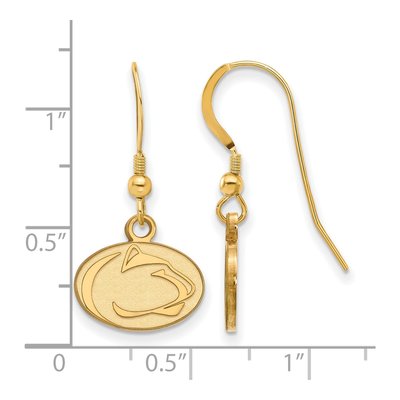 Pennsylvania State University Gold-Plated Sterling Silver Penn Lion Earrings – view 2