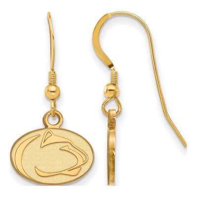 Pennsylvania State University Gold-Plated Sterling Silver Penn Lion Earrings