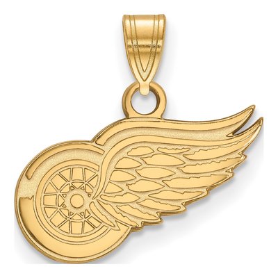 Detroit Red Wings Gold-Plated Sterling Silver Small Pendant