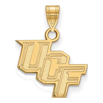 University of Central Florida Gold-Plated Sterling Silver UCF Knights Small Pendant