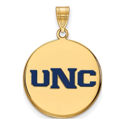 University of Northern Colorado Gold-Plated Sterling Silver Large Of Enamel Disc Pendant