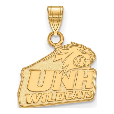 University of New Hampshire Gold-Plated Sterling Silver Small Pendant