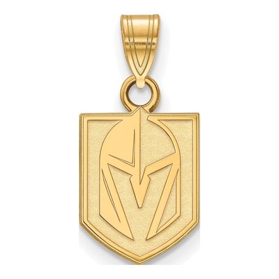 Vegas Golden Knights Gold-Plated Sterling Silver Small Pendant