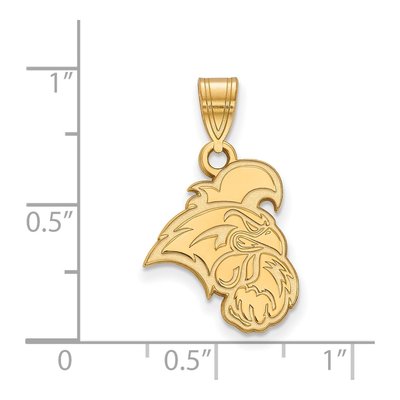 Coastal Carolina University Gold-Plated Sterling Silver Medium Chanticleer Pendant – view 2