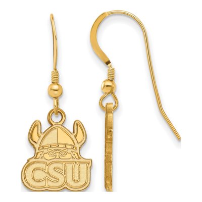Cleveland State University Gold-Plated Sterling Silver Earrings