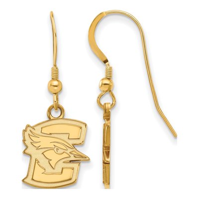 Creighton University Gold-Plated Sterling Silver Bluejay Earrings