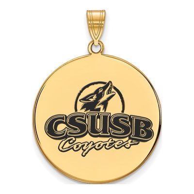 CSU San Bernardino Coyotes Extra Large Disc Pendant