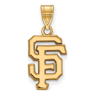 San Francisco Giants Gold-Plated Sterling Silver Medium Pendant
