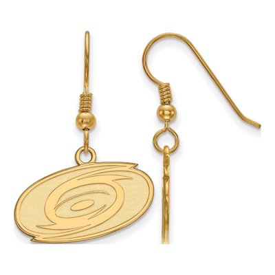 Carolina Hurricanes Gold-Plated Sterling Silver Small Earrings