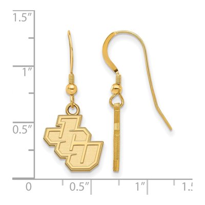 John Carroll University Gold-Plated Sterling Silver Earrings – view 2
