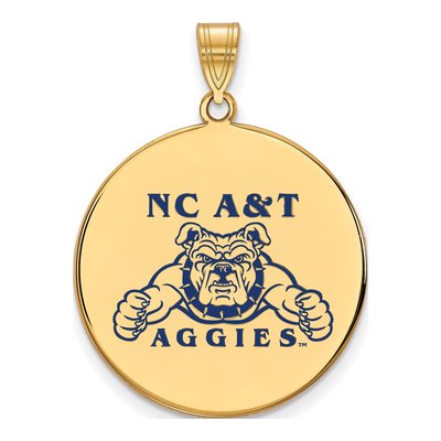 NC A&T Aggies Extra Large Enamel Disc Pendant