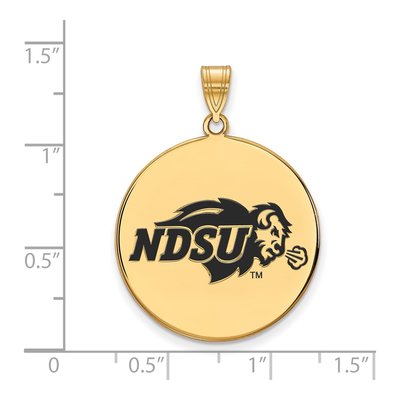 NDSU Extra Large Enamel Disc Pendant – view 2