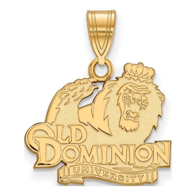 Old Dominion University Gold-Plated Sterling Silver Medium Pendant