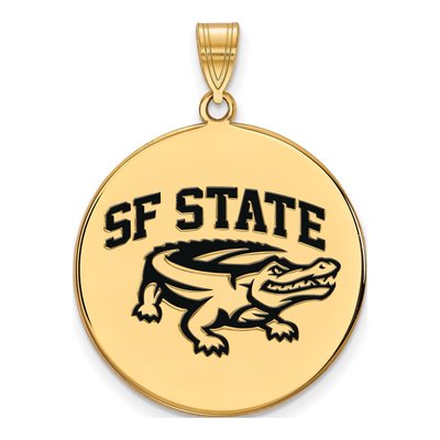 San Francisco State Extra Large Enamel Disc Pendant