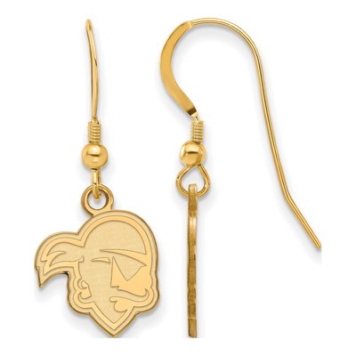 Seton Hall University Gold-Plated Sterling Silver Pirates Earrings