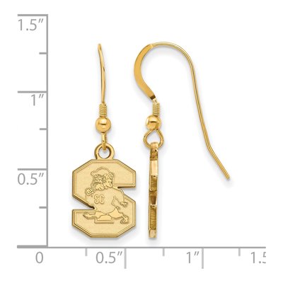 South Carolina State University Gold-Plated Sterling Silver Earrings – view 2