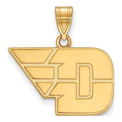 University of Dayton Gold-Plated Sterling Silver Medium Pendant
