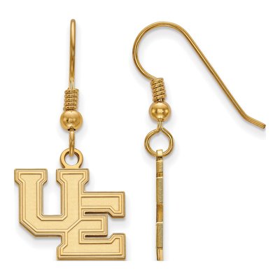 University of Evansville Gold-Plated Sterling Silver Aces Earrings