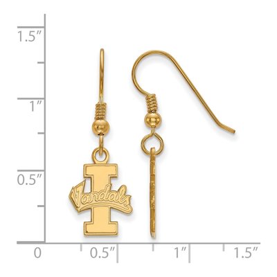 University of Idaho Gold-Plated Sterling Silver Vandals Earrings – view 2