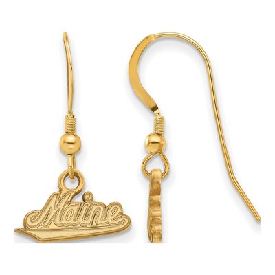 University of Maine Gold-Plated Sterling Silver Earrings