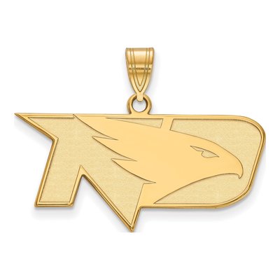 University of North Dakota Gold-Plated Sterling Silver Medium Pendant