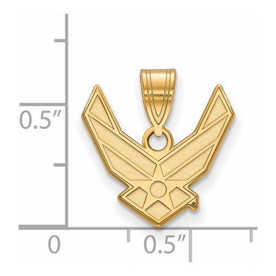 United States Air Force Academy Gold-Plated Sterling Silver U.s Air Medium Pendant – view 2