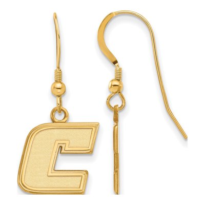 University of Tennessee at Chattanooga Gold-Plated Sterling Silver UTC Letter C Earrings