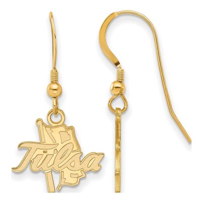 University of Tulsa Gold-Plated Sterling Silver Earrings