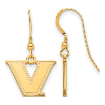 Vanderbilt University Gold-Plated Sterling Silver Small Earrings